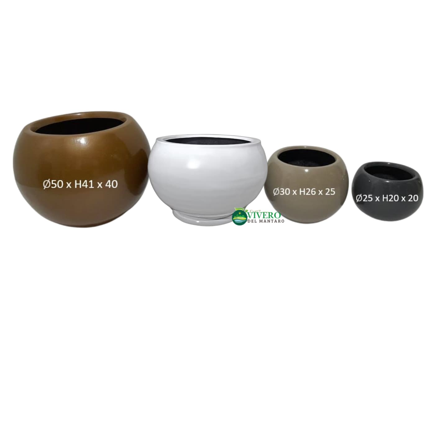 Imagen de Macetas esfera con sistema